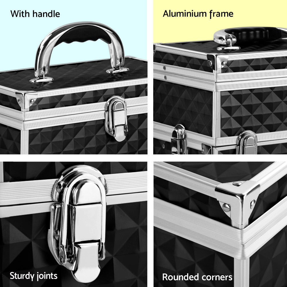 Embellir Portable Beauty Case Diamond Black