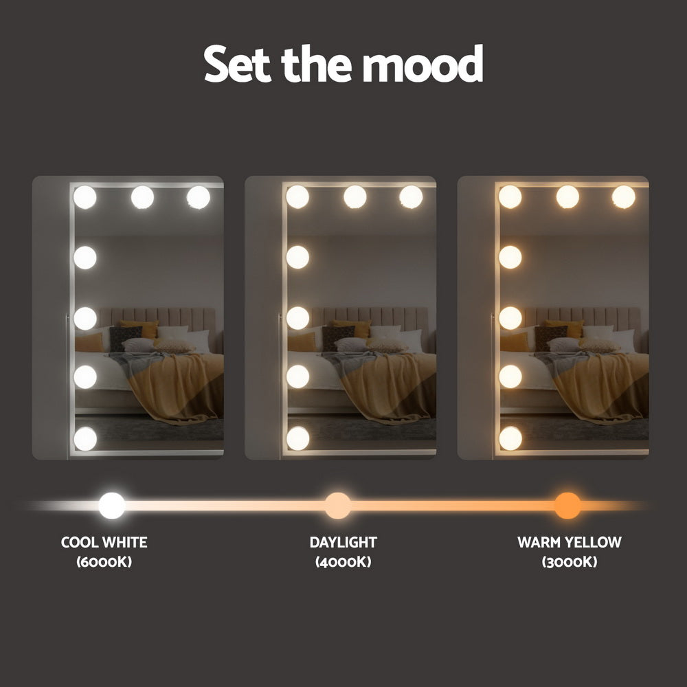 Embellir Bluetooth Makeup Mirror 30x40cm with LED