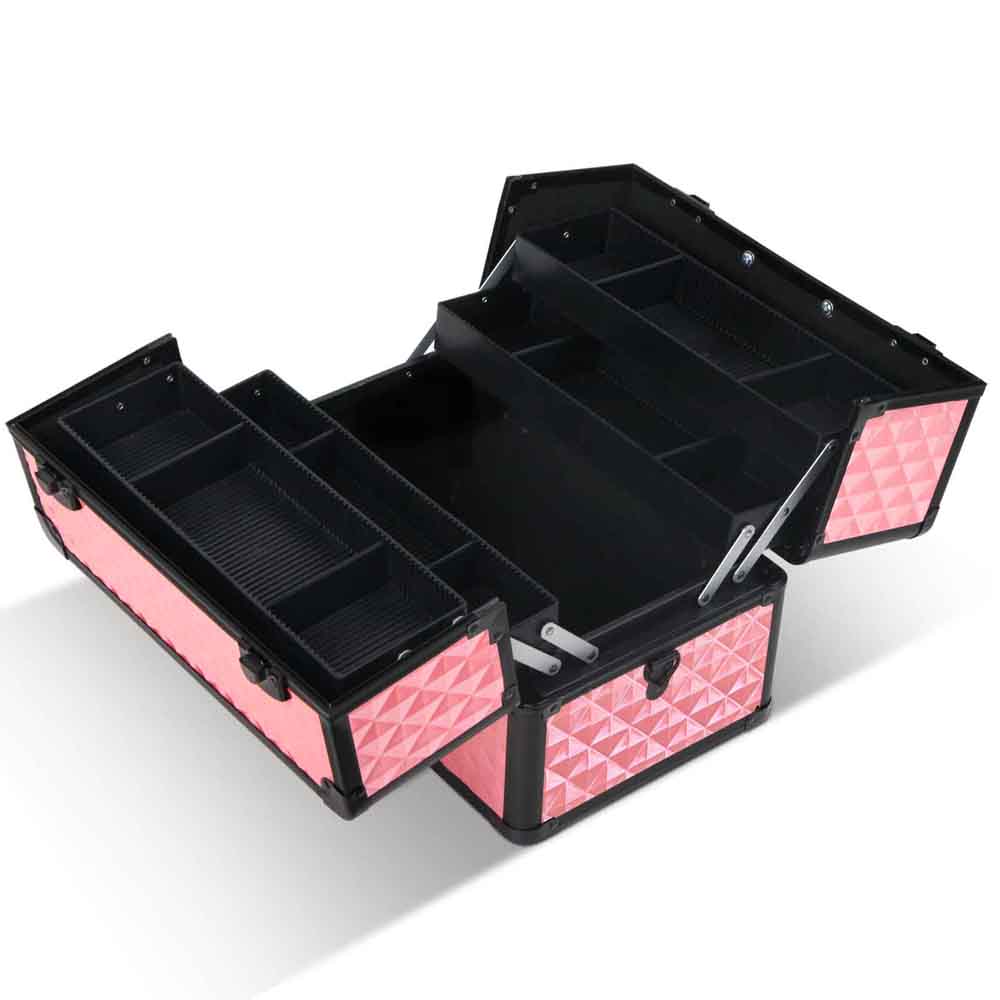 Embellir Beauty Makeup Case - Diamond Pink
