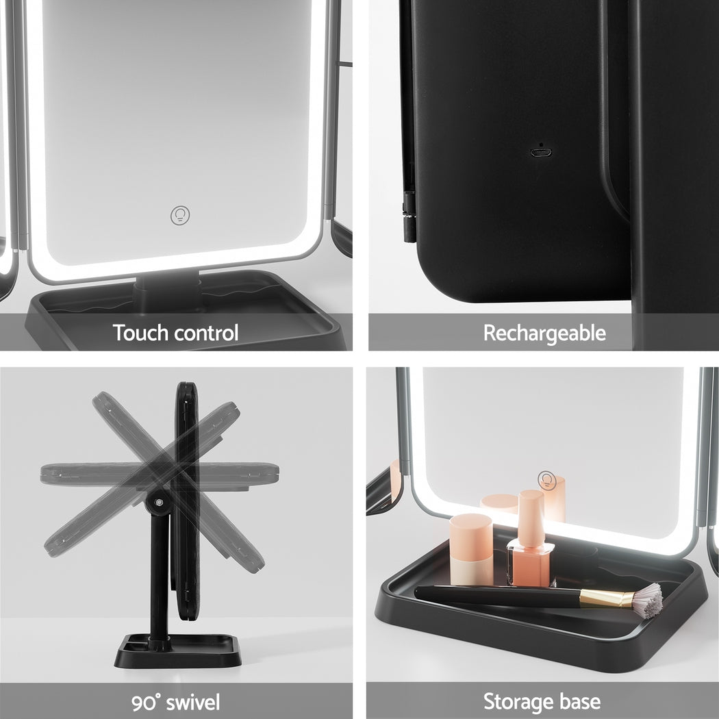 Embellir LED Makeup Mirror Tri-fold LED