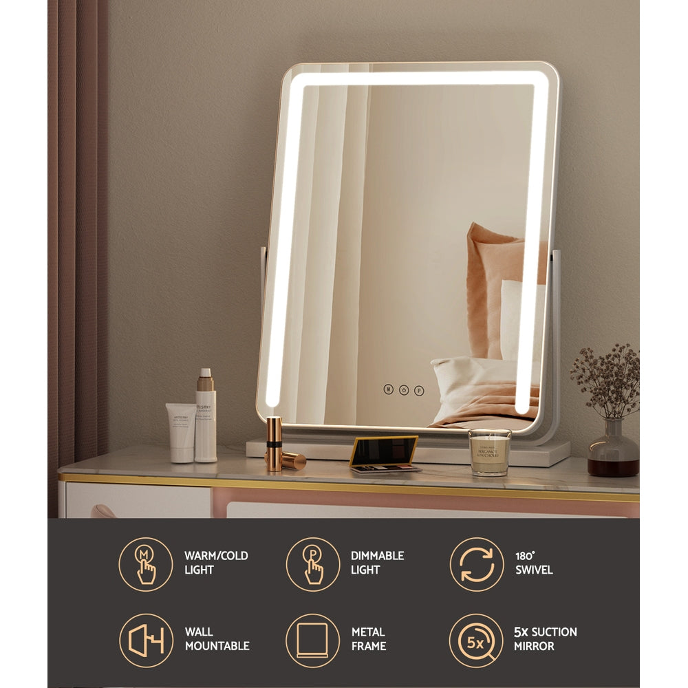 Embellir Makeup LED Vanity Mirror 40x50cm