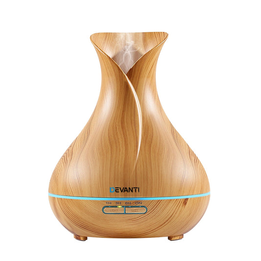 Light Wood 400ml 4-in-1 Aroma Diffuser