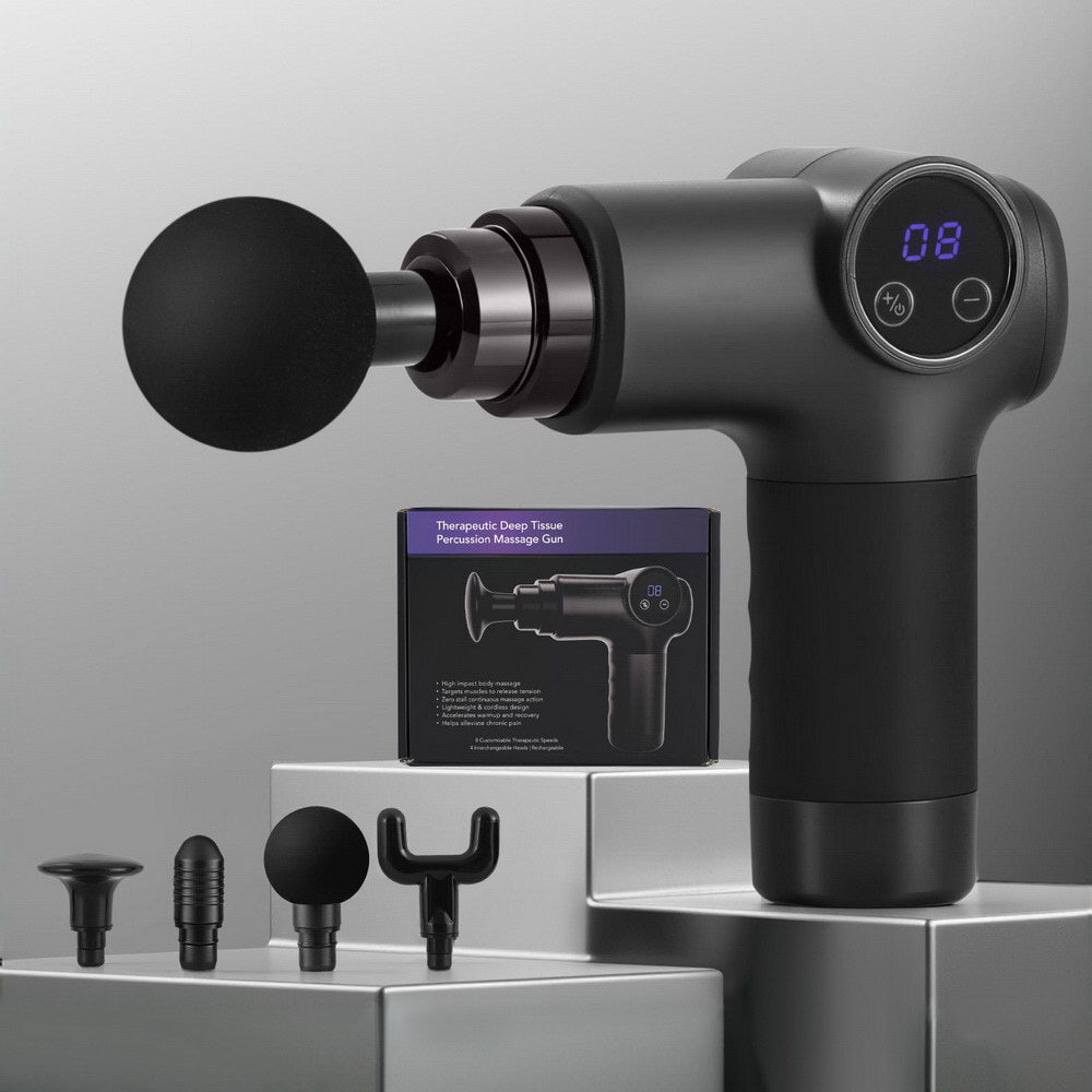 Massage Gun 8 Speed 4 Heads Vibration