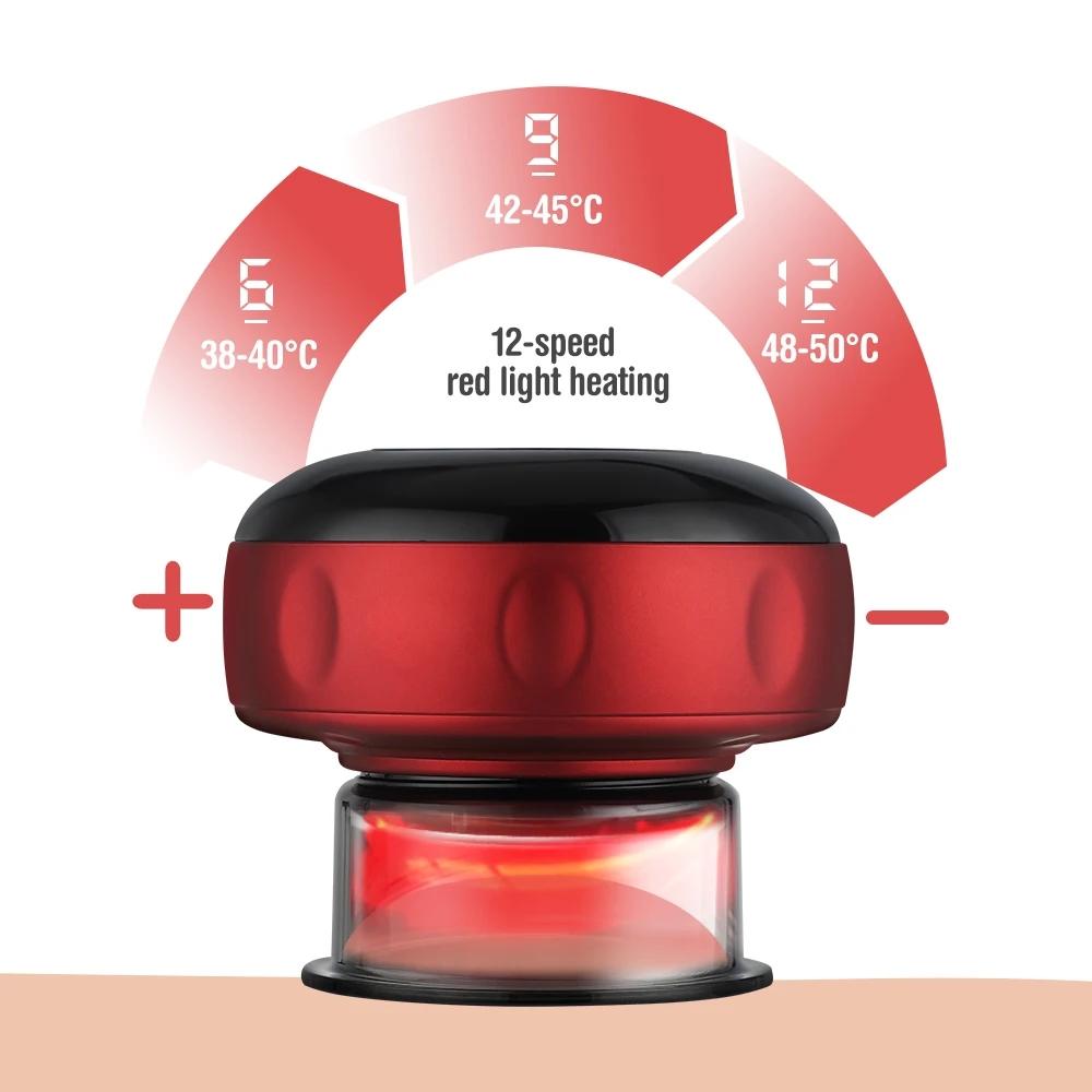 12-Speed Cupping Massager Set With 3 Cups