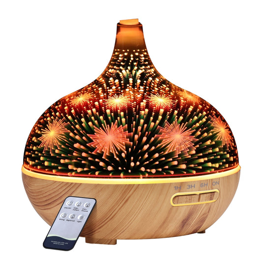 Aroma Diffuser 4-in-1 3D Glass 400ml