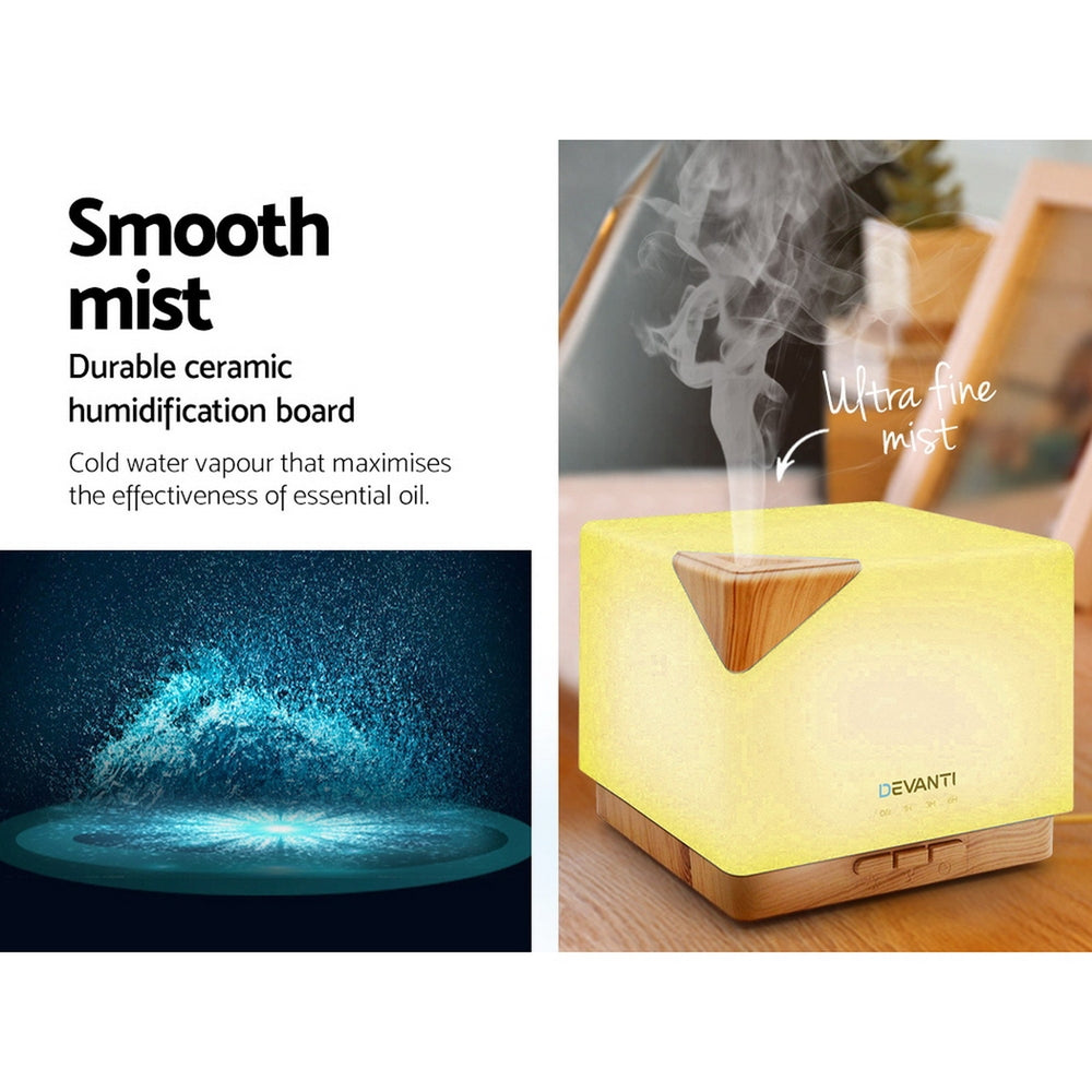Aroma Diffuser Aromatherapy Humidifier 4-in-1 600ml