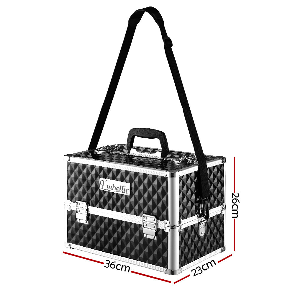 Embellir Portable Beauty Case - Diamond Black