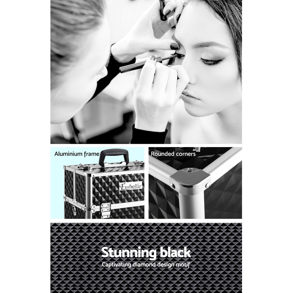 Embellir Portable Beauty Case - Diamond Black