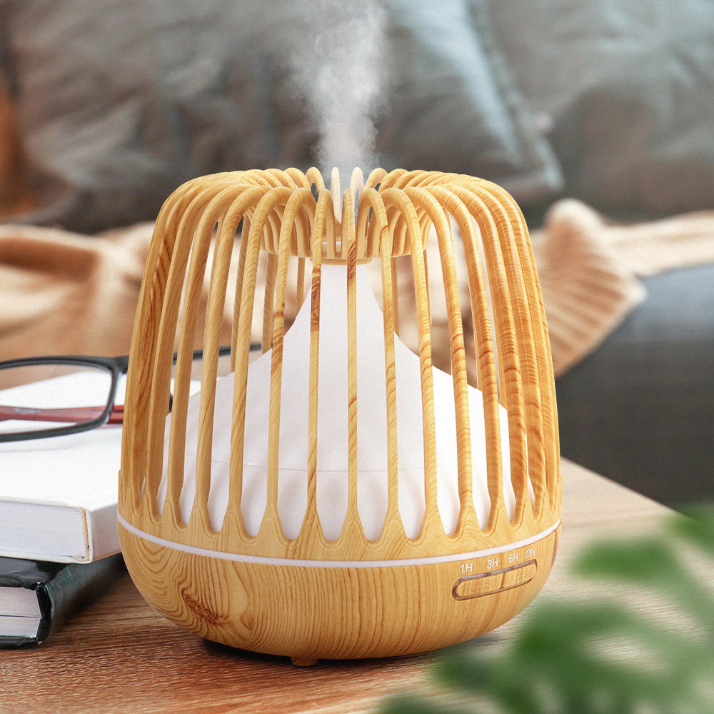 Aroma Diffuser 500ML 4-in-1 Light Wood
