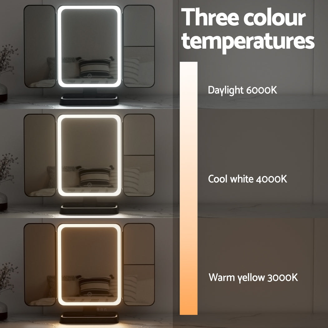 Embellir LED Makeup Mirror Tri-fold LED